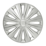 Pilot 4-Piece Wheel Covers - Painted Tech-One Multi Silver - 15"