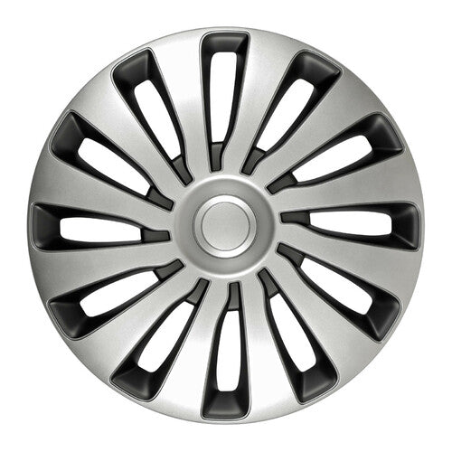 Cubrerines Pilot de 4 piezas - Tech-One Sepang pintados en plata y negro - 14"