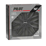 Pilot Speedster - Set 4 copricerchi - 14" - Nero