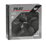 Pilot Blade Runner - Set 4 copricerchi - 14" - Nero