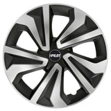 Pilot Vortexx - Set 4 copricerchi - 14" - Nero/Argento