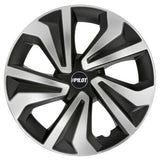 Pilot Vortexx - Set 4 copricerchi - 16" - Nero/Argento