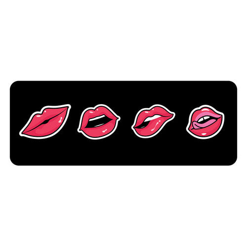 Lampa Skin-Cover, elastic polyester steering wheel cover Lips S 35/37 cm