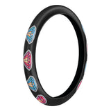 Lampa Skin-Cover, stretch polyester steering wheel cover Diamond S 35/37 cm
