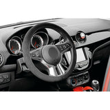 Lampa Skin-Cover, Stretch Steering Wheel Cover - Microfiber - S - 35/37 cm