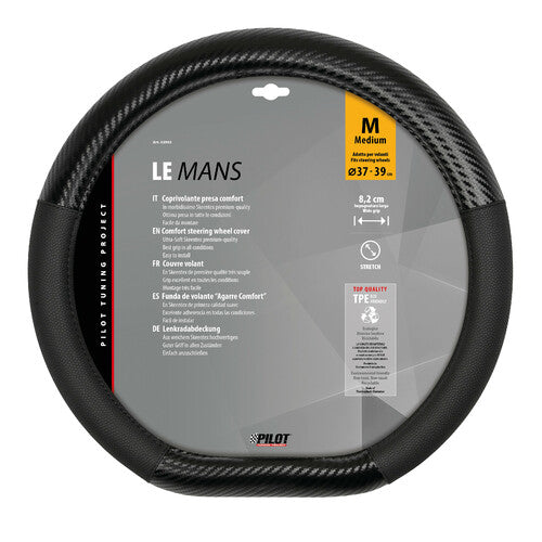 Pilot Le Mans Skeentex Steering Wheel Cover - M - 37/39 cm