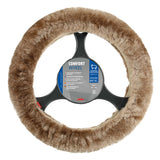 Comfort Wheel, elastic steering wheel cover in real natural fur 36-42 cm