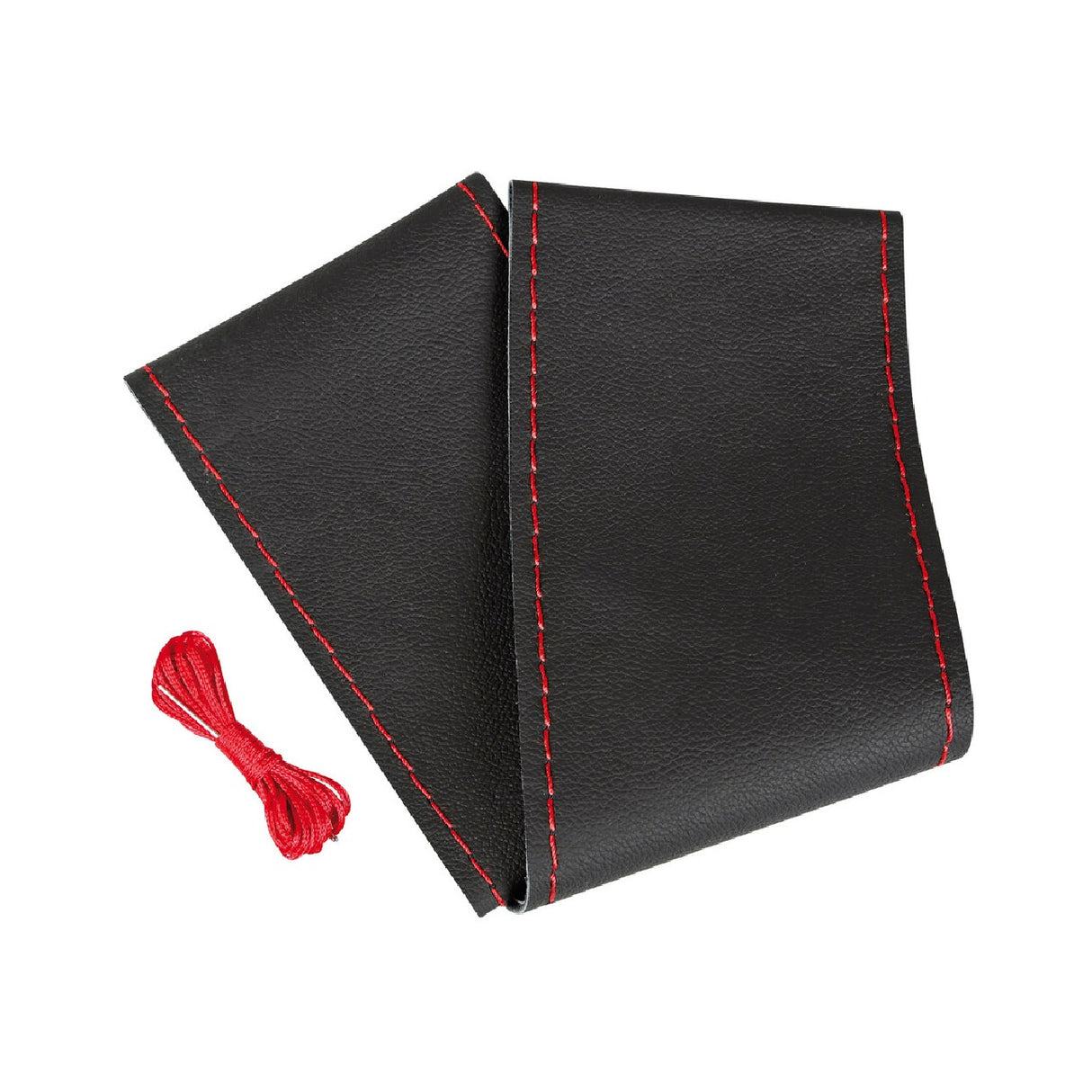 Pilot Premium, coprivolante in pelle - L -  37/39 cm - Nero/Rosso