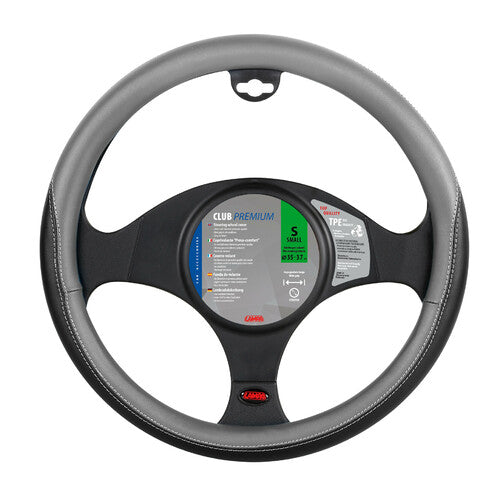 Funda para volante Lampa Club Skeentex - S - 35/37 cm - Negro/Gris 33116