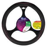 Merilyn Skeentex Crystal Steering Wheel Cover - Small - 35/37 cm - Pink