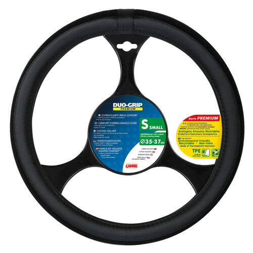 Lampa Duo-Grip, Skeentex Steering Wheel Cover - S - 35/37 cm - Black