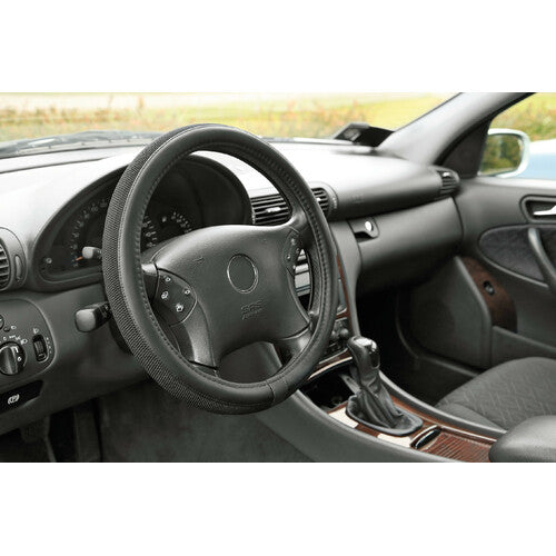 Lampa Duo-Grip, Skeentex Steering Wheel Cover - S - 35/37 cm - Black