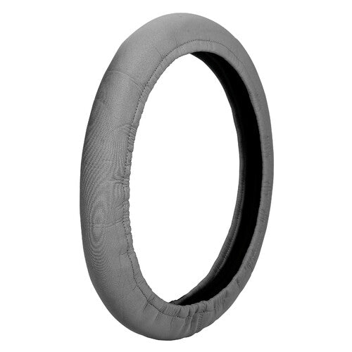 Lampa Protector 2-in-1, Lenkradbezug aus Stretch-Polyester – Grau