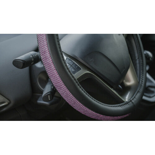 Lampa Diamonds Pink, Skeentex Lenkradbezug - S - 35/37 cm 33172