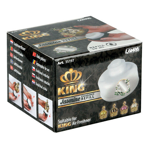 Lampa King, Lufterfrischer, 50 ml Nachfüllpackung – Jasmin