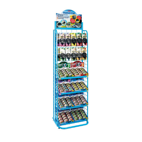 Magic-Cup Lamp, metal floor display