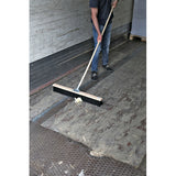 Industrial beech wood brush lamp - 60 cm