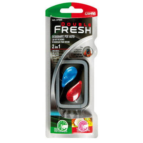 Lampa Double Fresh, air freshener for the cabin - 2x2.5 ml - Outdoor + Tropical