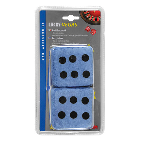 Lucky Vegas Lamp, Lucky Dice - Blue