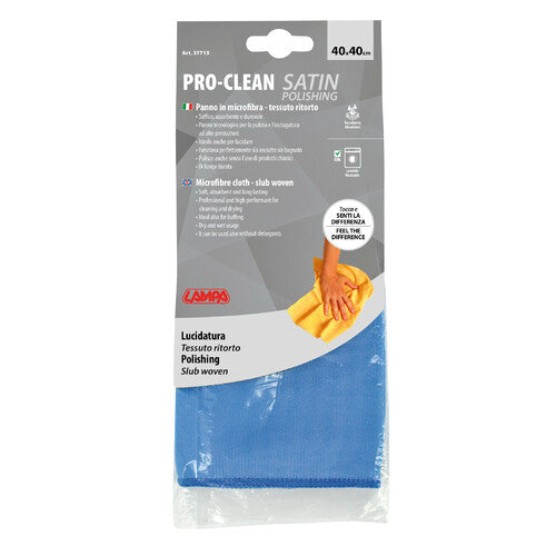 Pro-Clean Lamp - 40x40 cm - Polishing Cloth - Twisted Fabric
