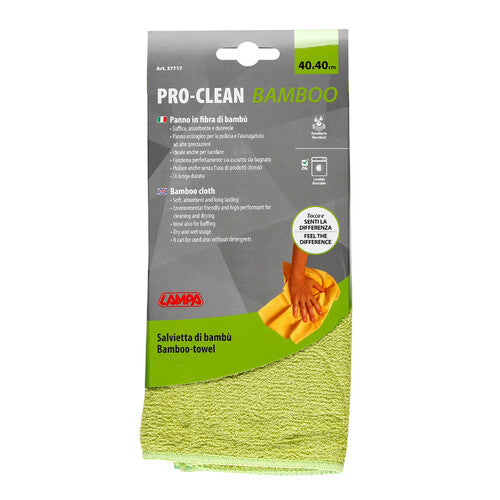 Pro-Clean Lampe – 40 x 40 cm – Umweltfreundliches Tuch – Bambusfasergewebe