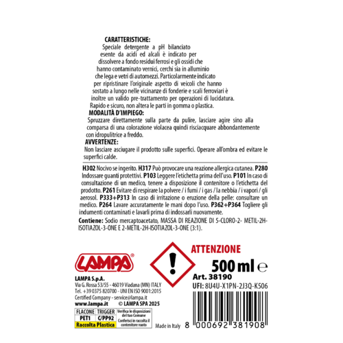 Lampa Felgen- und Karosseriereiniger - 500 ml 38190