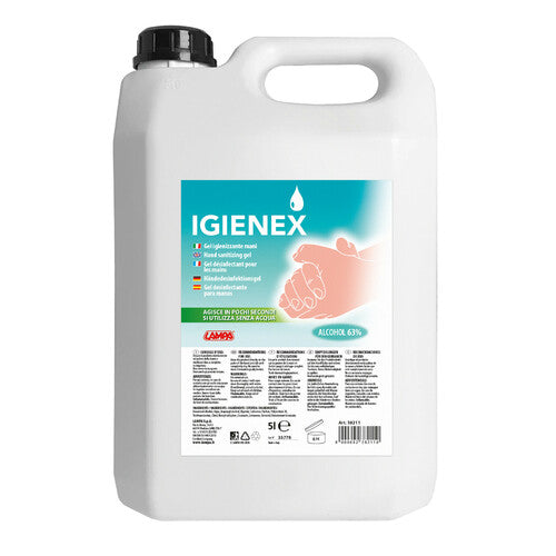 Igienex Lampe, Handdesinfektionsgel - 5 l