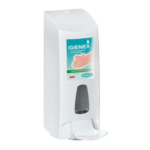 Lámpara Igienex, dispensador manual colgante, para dosificar gel de manos 38213