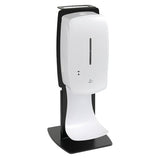 Floor lamp dispenser holder for counter and bus