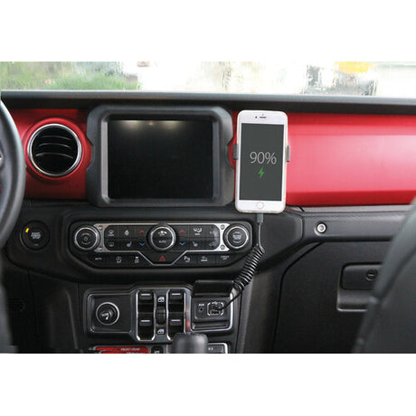 Lamp USB Type-C to Apple 8 Pin Spiral Cable - 100 cm - Black