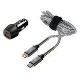 Kit Lampa 2 en 1 Lightning Pro Power Delivery Qualcomm Quick Charge 3.0 12/24V 38712