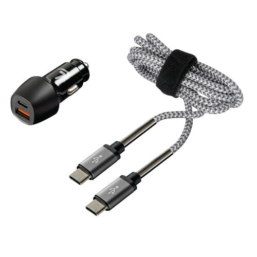 Kit Lampa 2 en 1 Tipo-C Pro Power Delivery Qualcomm Quick Charge 3.0 12/24V 38715