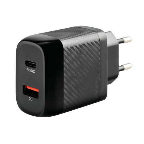 Lampa Home 2-Port USB-Ultraschnellladegerät 20W 100/230V 38717