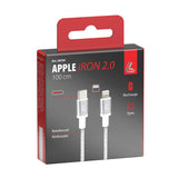 Lampa Iron 2.0, USB Typ-C auf Apple 8-Pin-Kabel - 100 cm 38735