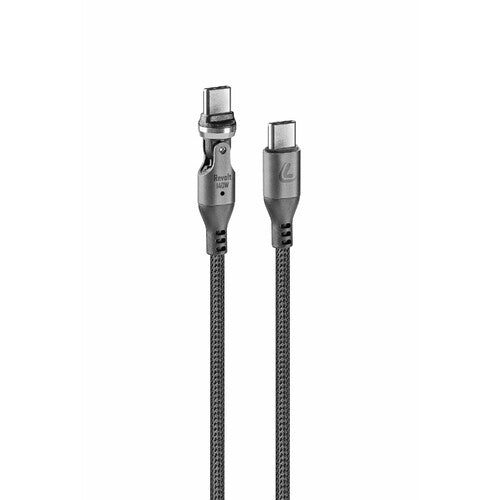 Cable USB Tipo-C a Tipo-C para Lámpara con Conector Multidireccional - 100 cm 38736