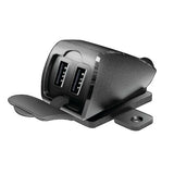 USB-Fix Trek 2 Doppel-USB-Ladegerät Schrauben/doppelseitiges Klebeband Schnellladung 5400 mA 12/24 V 38827