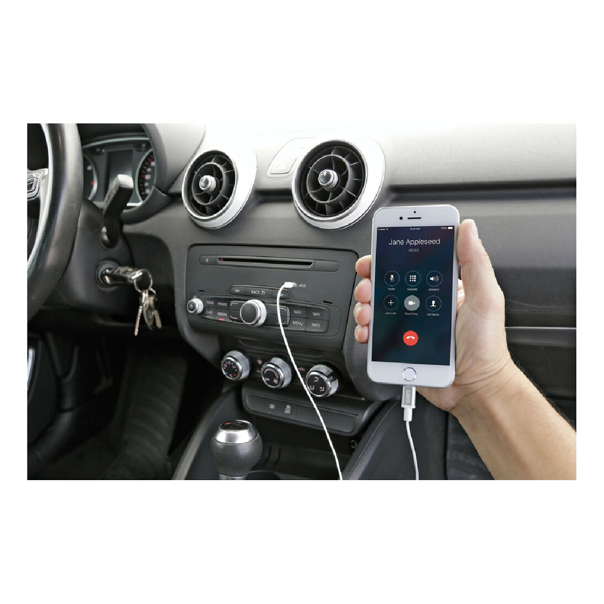 Lampa Cavo Apple 8 Pin - Aux, con Bluetooth