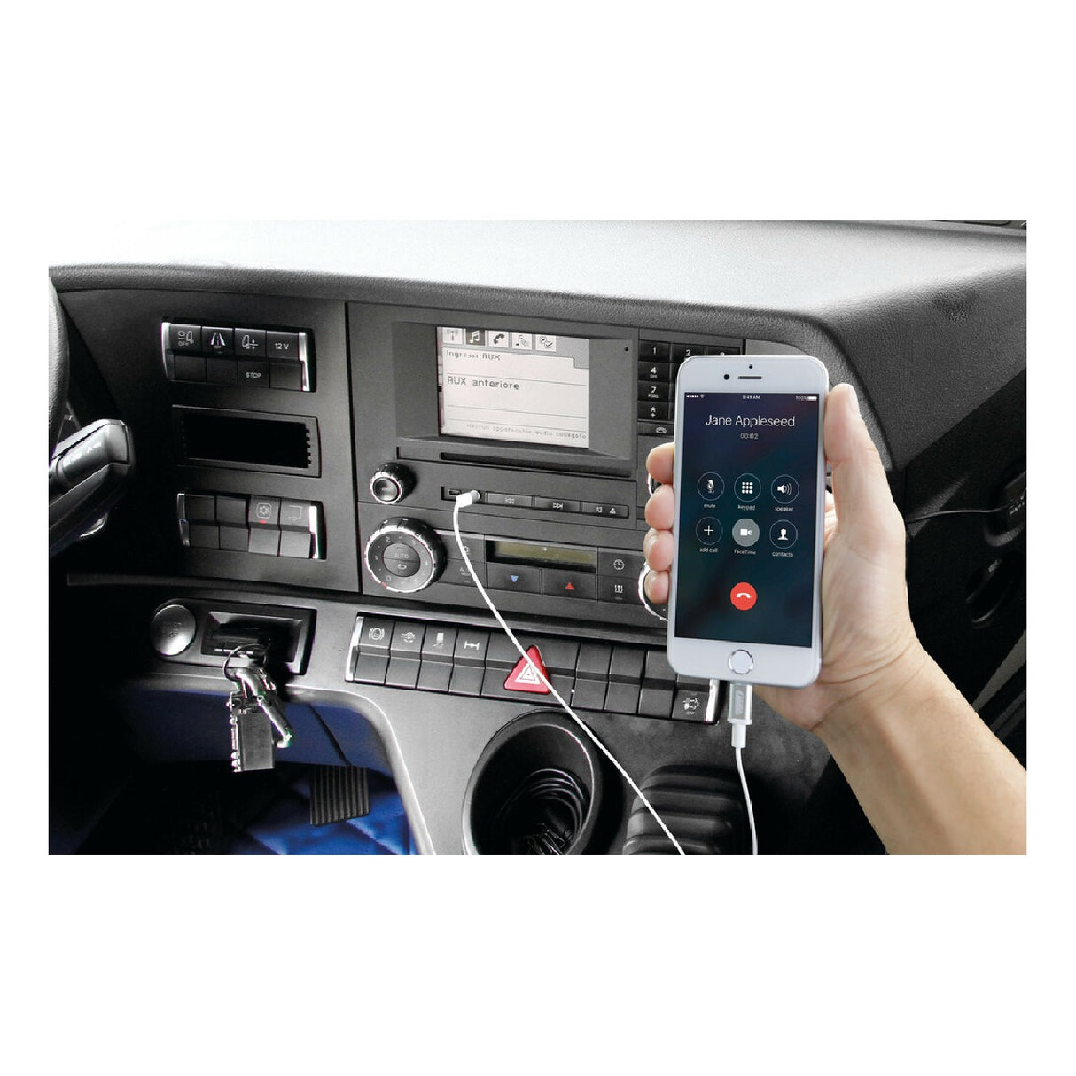 Lampa Cavo Apple 8 Pin - Aux, con Bluetooth