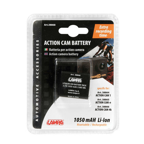 Lampa Batteria per action camera