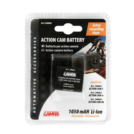 Lampa Batteria per action camera