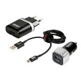 Lampa Kit 3 in 1 Micro Usb - Fast Charge - 12/24V + 230V