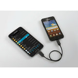 Cable OTG Lampa Micro USB > Micro USB - 30 cm - Negro 38936