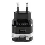 Cargador de red micro USB con 1 puerto USB Carga rápida 2400 mA 100/230V 38947