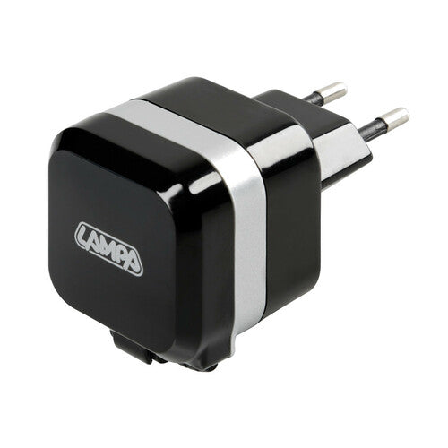 Cargador de red micro USB con 1 puerto USB Carga rápida 2400 mA 100/230V 38947