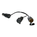 Lampa Presa corrente doppia con USB - 12/24V 38966