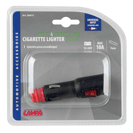 Universal cigarette lighter plug - 12/24V