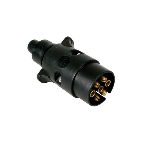 Lampenstecker mit 7 Pins, Schraubverschluss