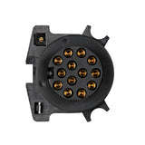 Lampenfassung 13-polig + 1 Nebelschlussleuchtenkontakt