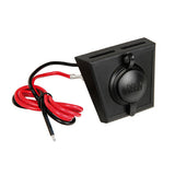 Lampa PX-1, kit presa corrente con pannello di supporto opzionale, 12/24V 39035