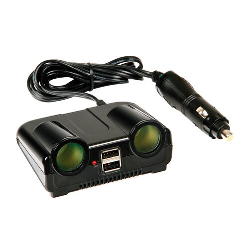 Lampa Power Center, presa corrente doppia con USB, 12/24V 39039